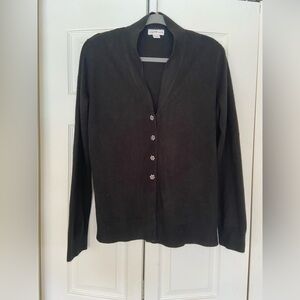 Jaclyn Smith Black Cardigan Sweater